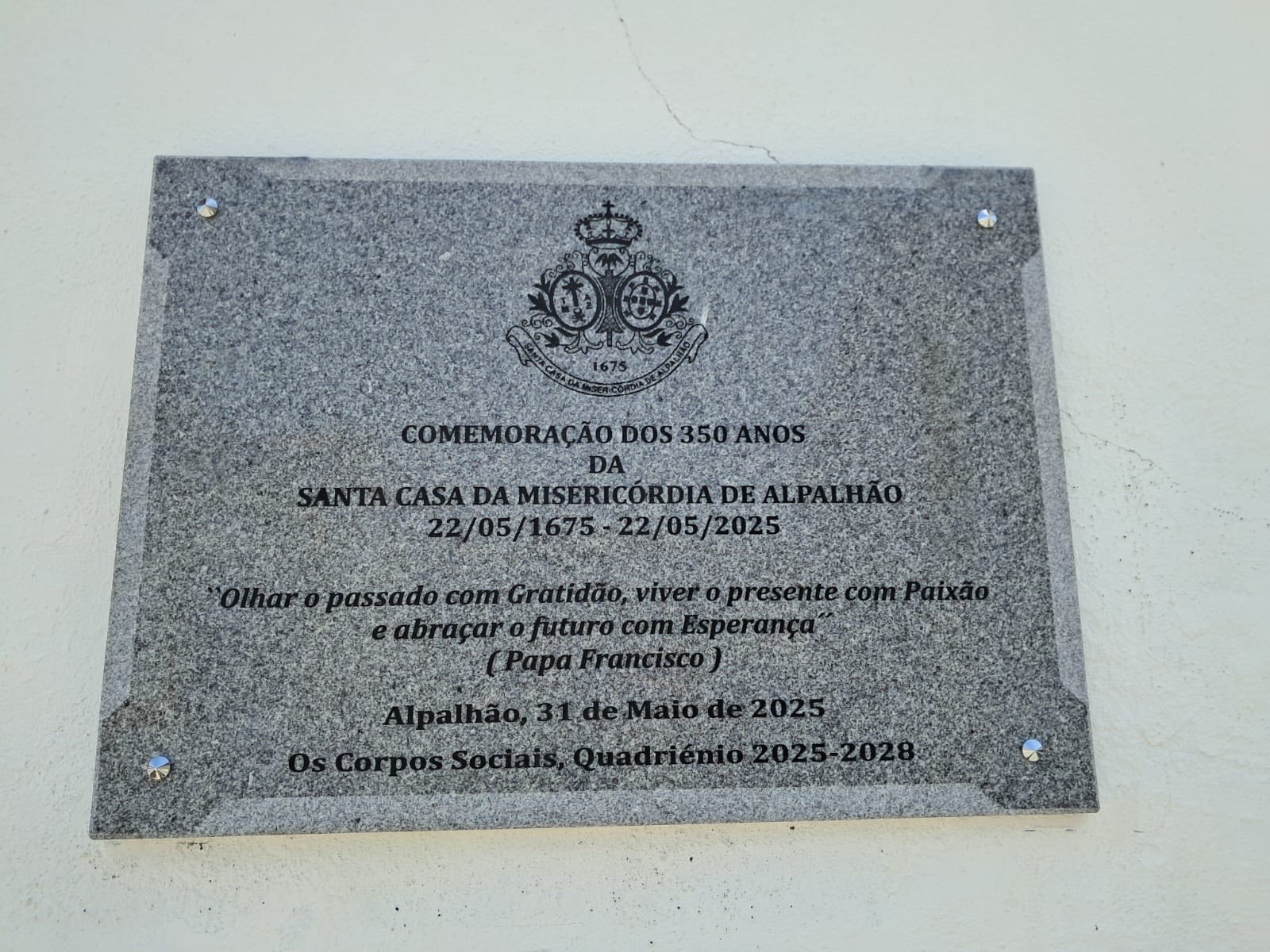 350 anos da Santa Casa da Misericórdia de Alpalhão