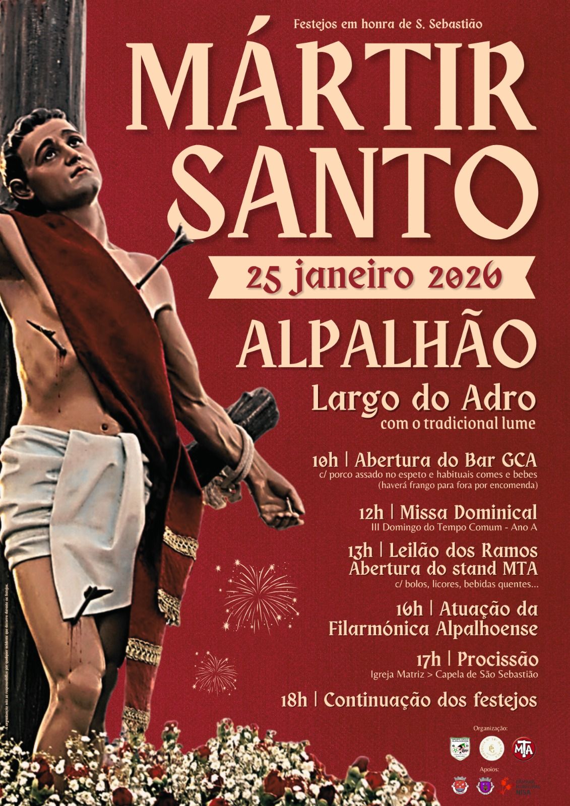 Festejos do Mártir Santo 2026